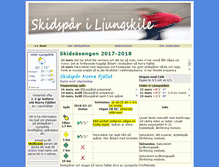 Tablet Screenshot of ljungskilefk.se